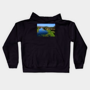 Stuart Creek Looking Towards Mount Stuart Kids Hoodie